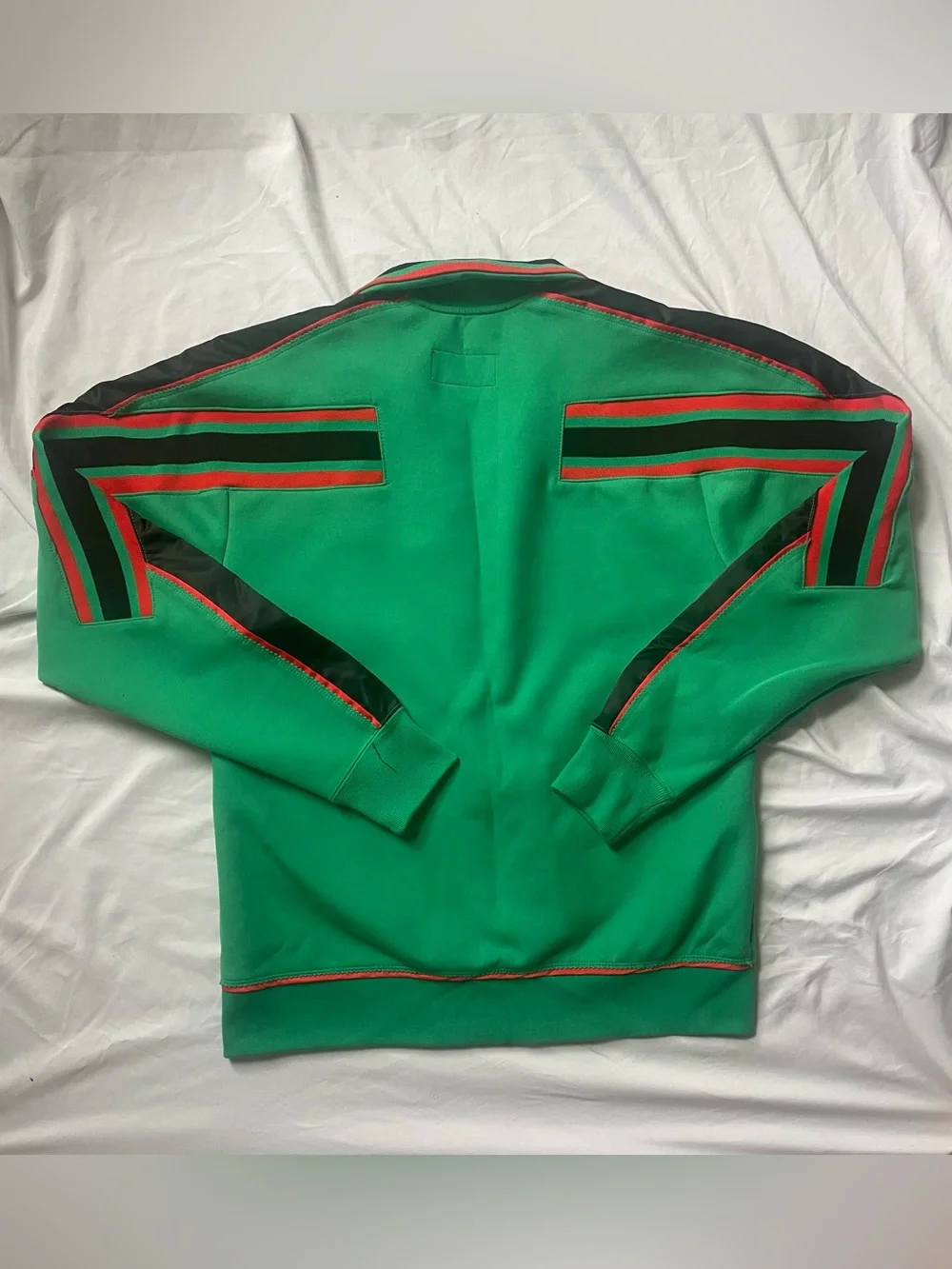 Jordan x Facetasm Retro 90’s Vintage Lime Green Zip-up Track Jacket NWT